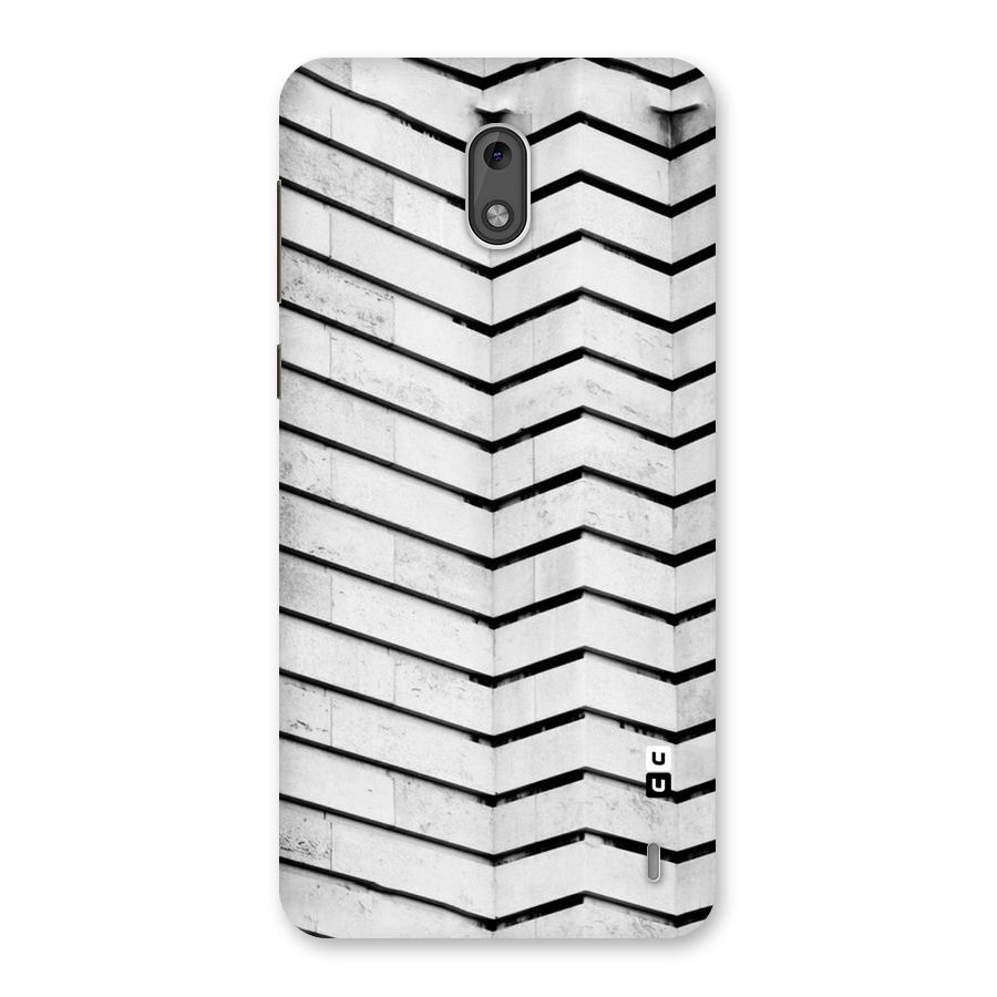 Wall Zig Zag Back Case for Nokia 2