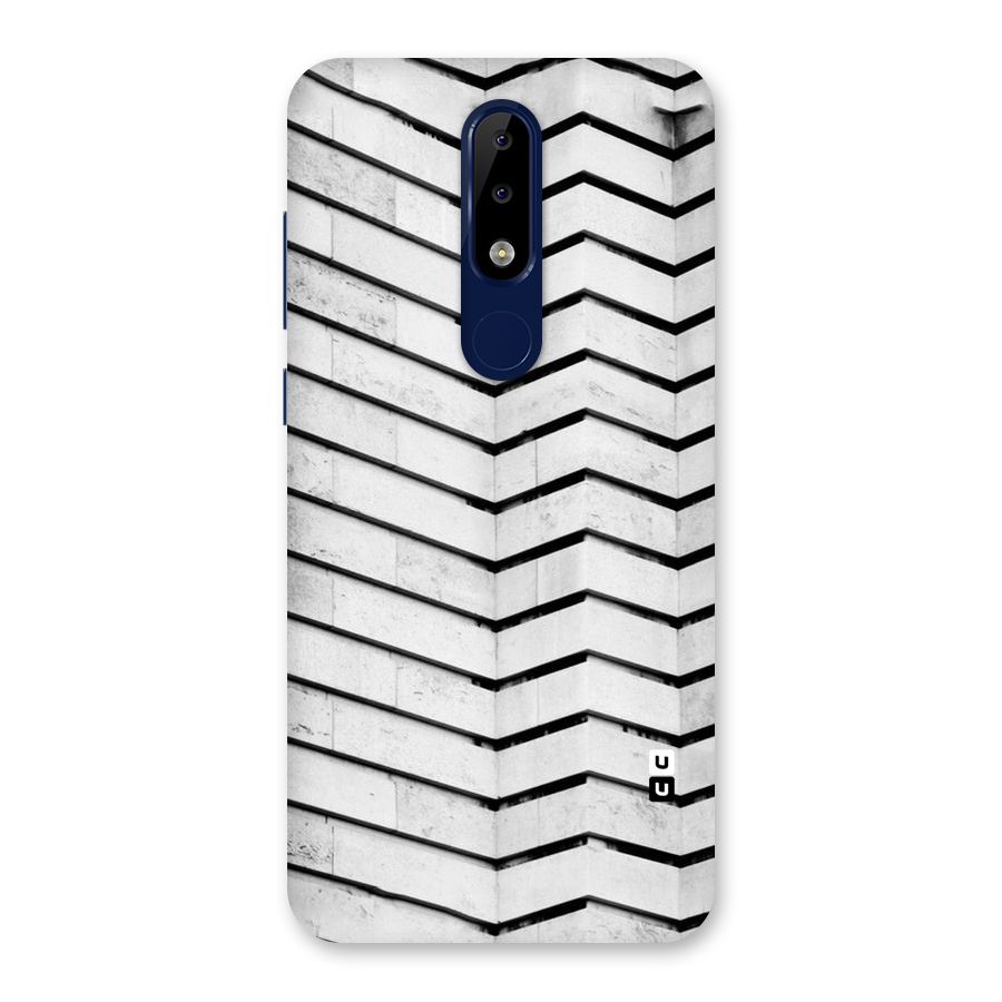 Wall Zig Zag Back Case for Nokia 5.1 Plus