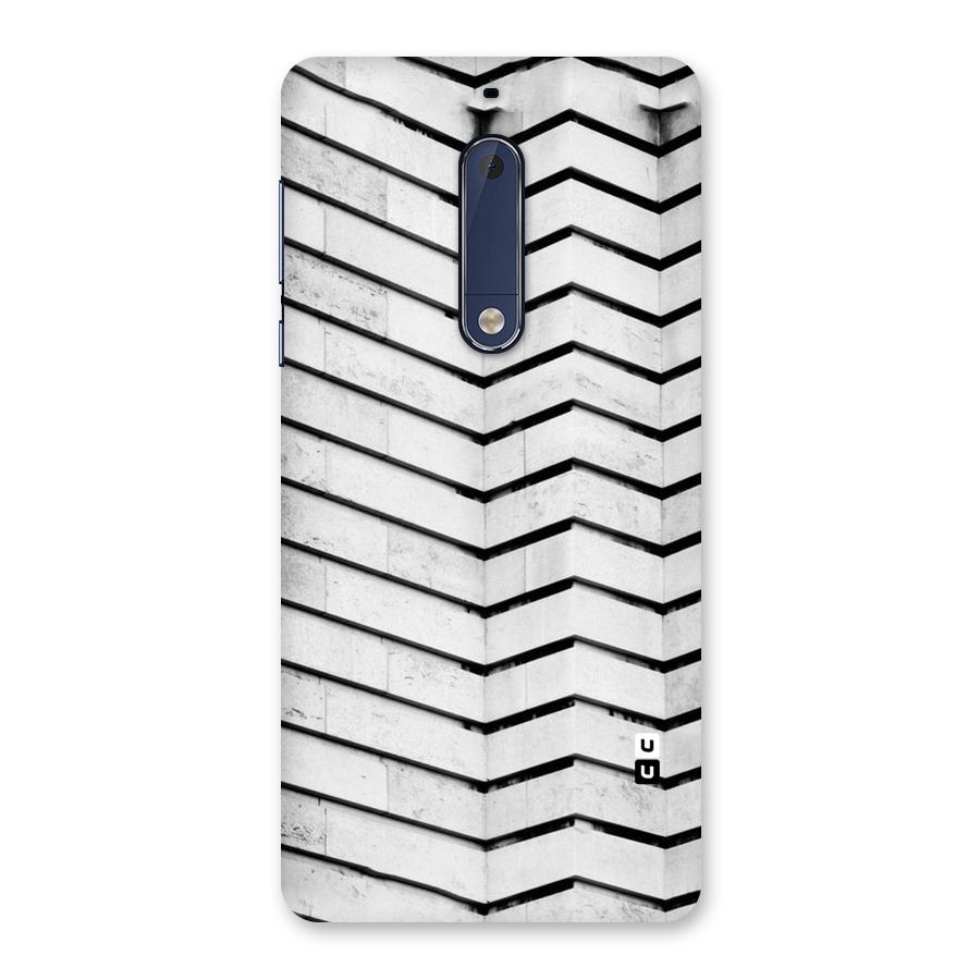 Wall Zig Zag Back Case for Nokia 5