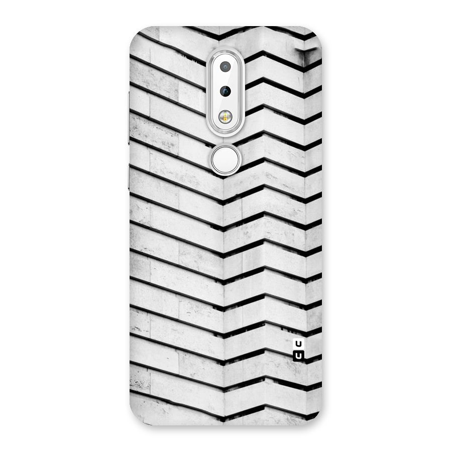 Wall Zig Zag Back Case for Nokia 6.1 Plus