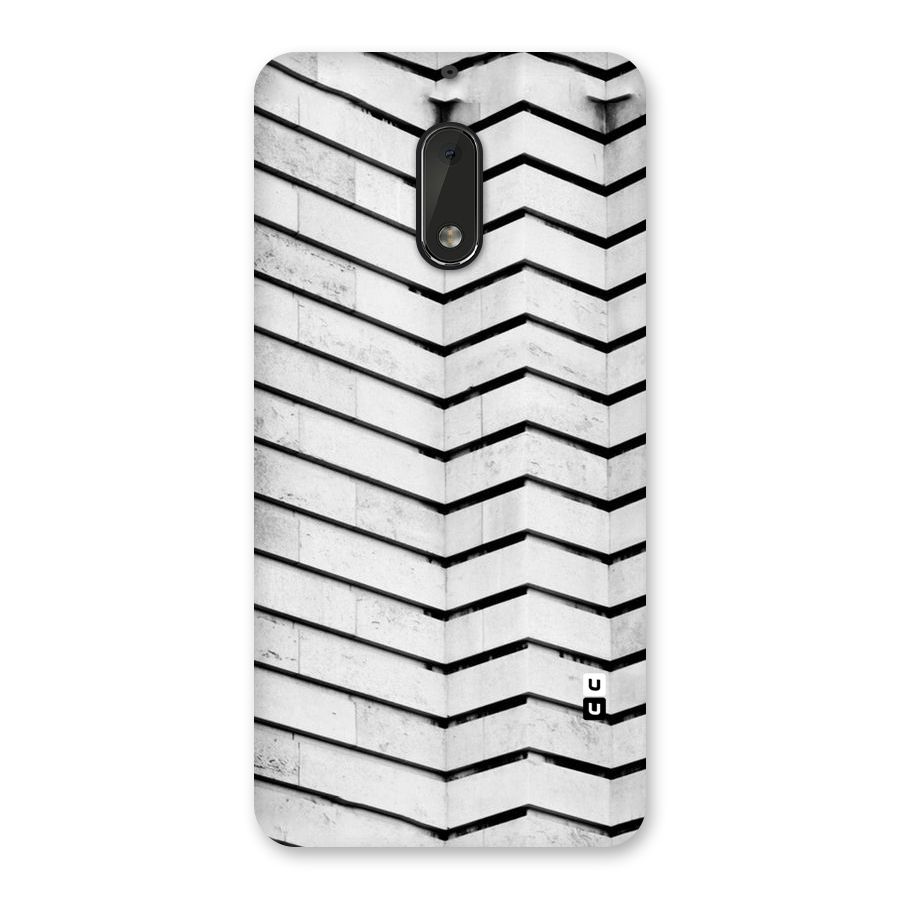 Wall Zig Zag Back Case for Nokia 6