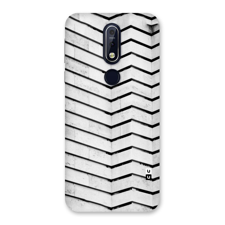 Wall Zig Zag Back Case for Nokia 7.1