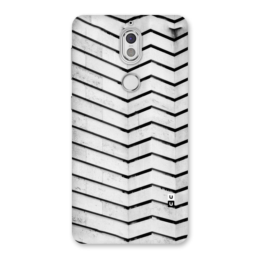 Wall Zig Zag Back Case for Nokia 7