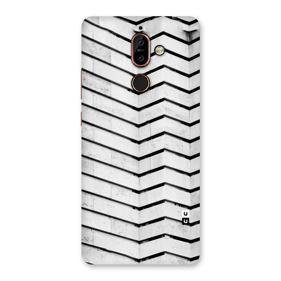Wall Zig Zag Back Case for Nokia 7 Plus