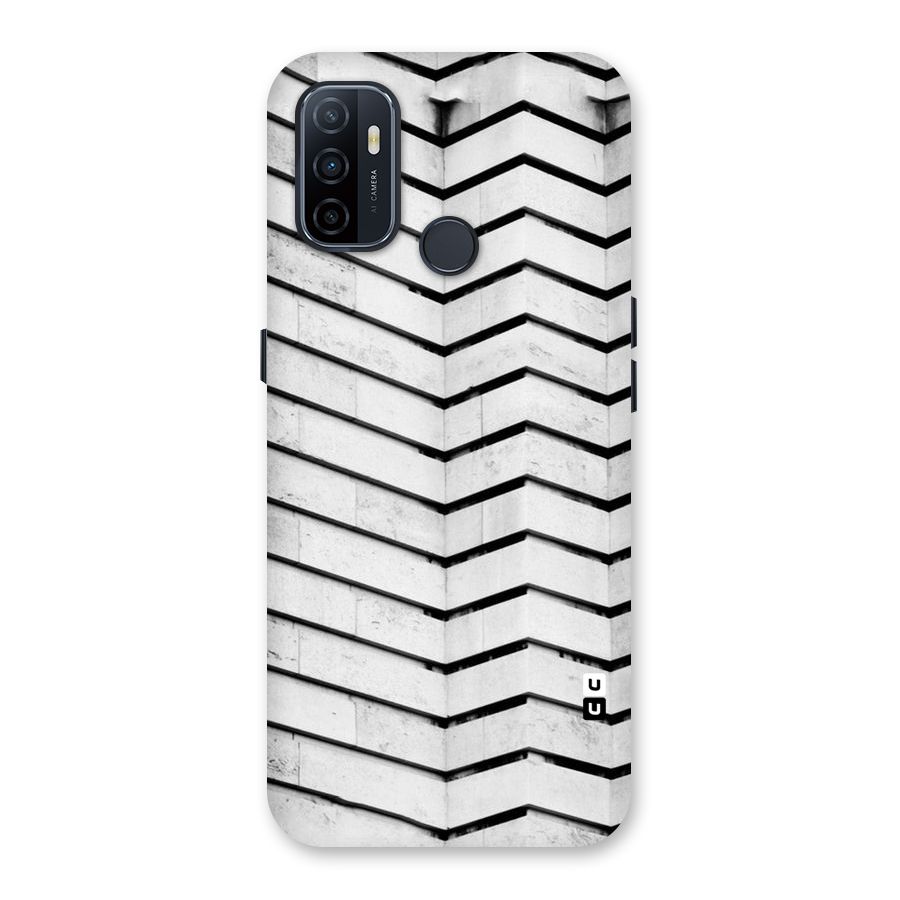Wall Zig Zag Back Case for Oppo A32