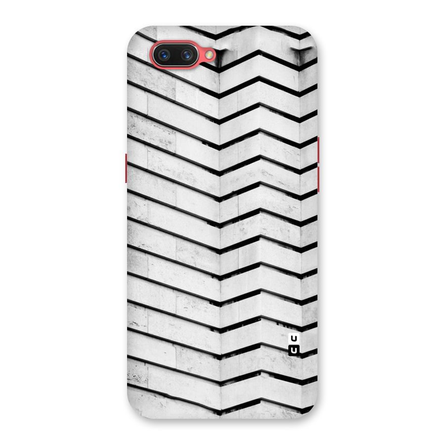 Wall Zig Zag Back Case for Oppo A3s