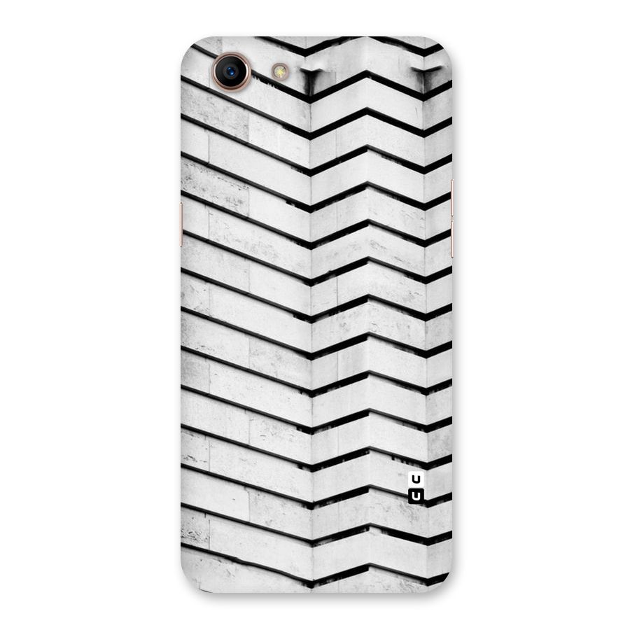 Wall Zig Zag Back Case for Oppo A83 (2018)