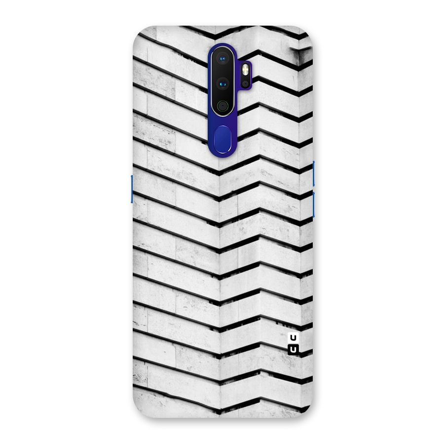 Wall Zig Zag Back Case for Oppo A9 (2020)