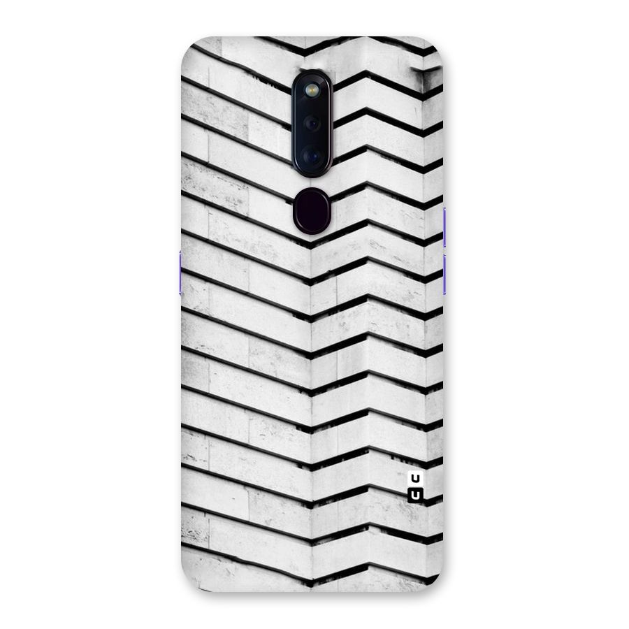 Wall Zig Zag Back Case for Oppo F11 Pro