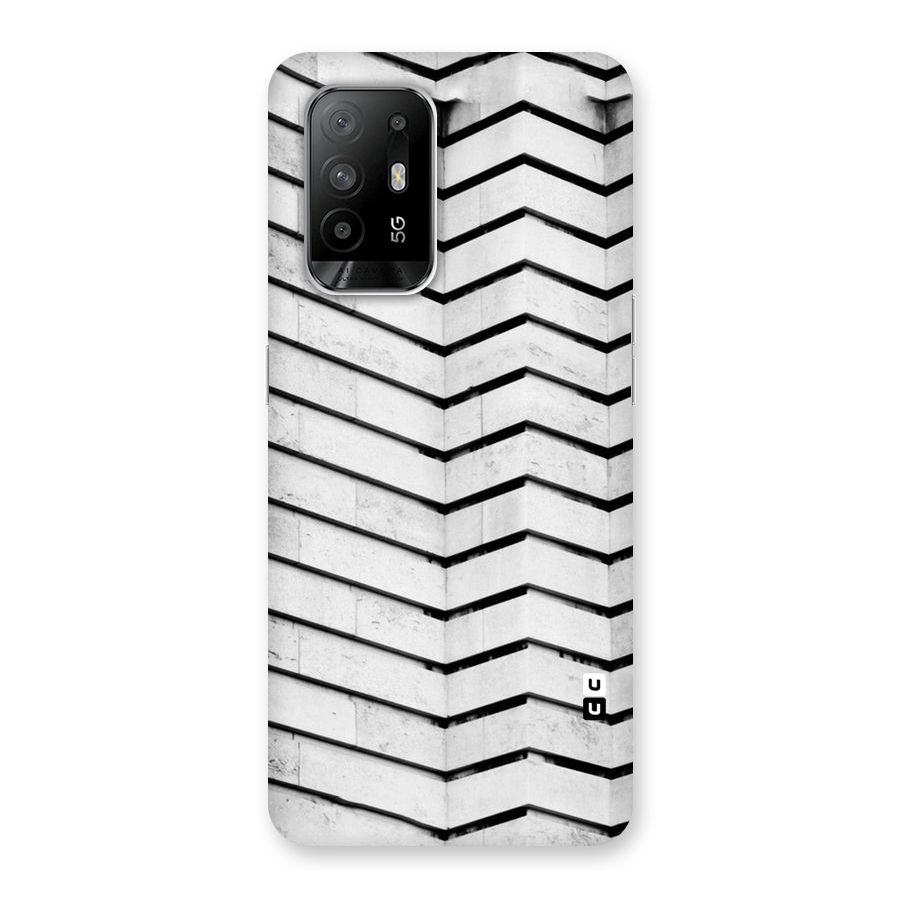Wall Zig Zag Back Case for Oppo F19 Pro Plus 5G