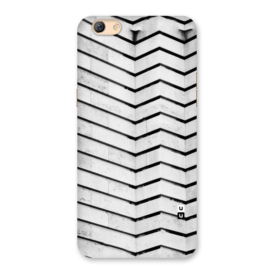 Wall Zig Zag Back Case for Oppo F3 Plus