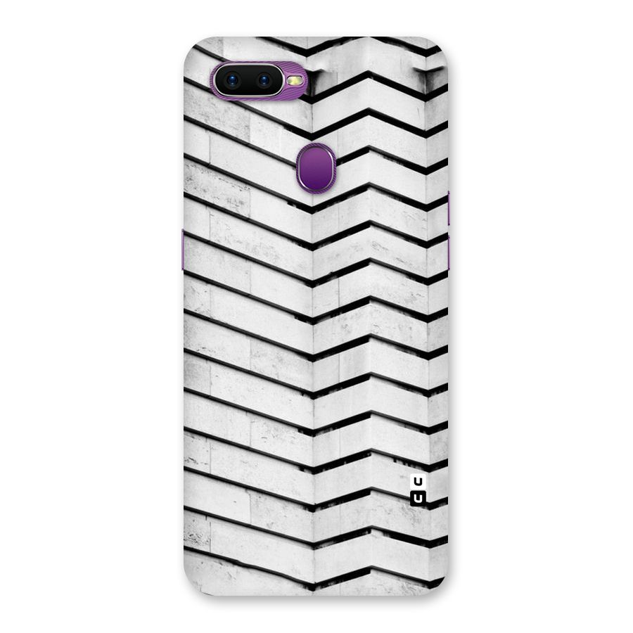 Wall Zig Zag Back Case for Oppo F9