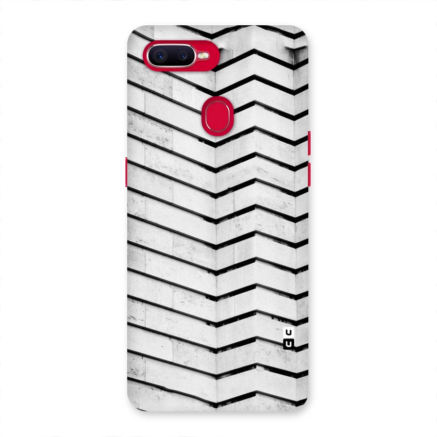 Wall Zig Zag Back Case for Oppo F9 Pro