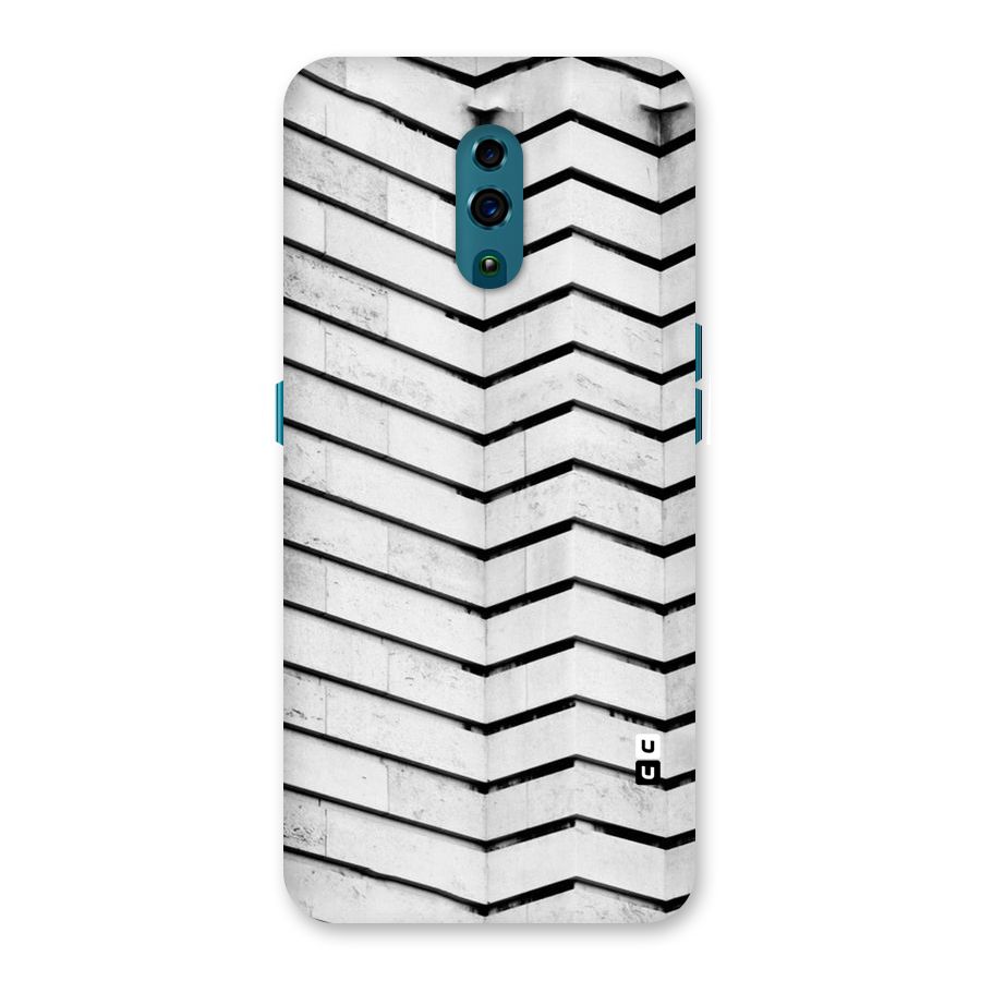 Wall Zig Zag Back Case for Oppo Reno