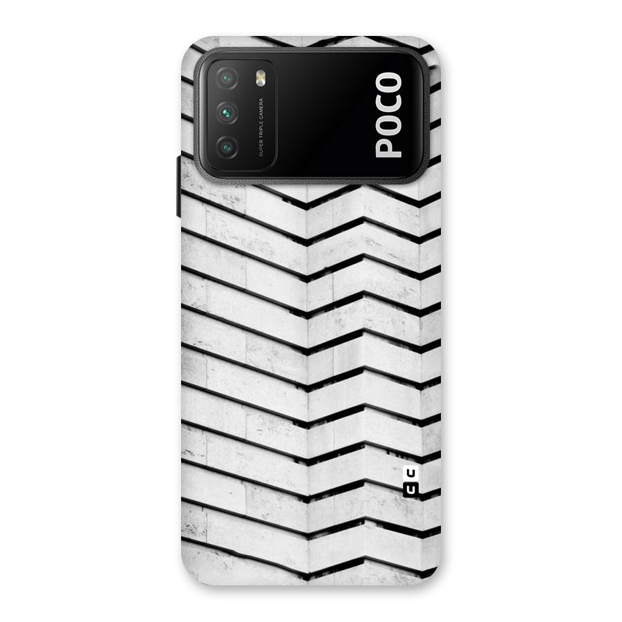 Wall Zig Zag Back Case for Poco M3