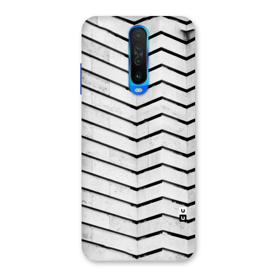 Wall Zig Zag Back Case for Poco X2