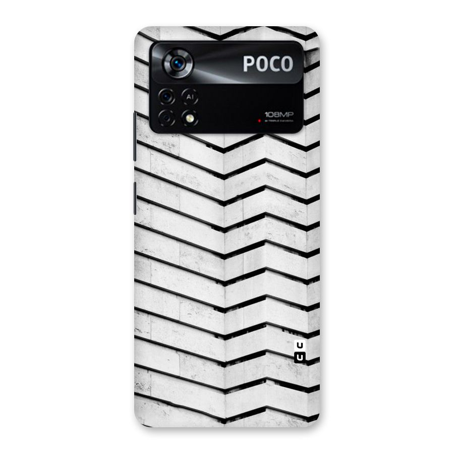 Wall Zig Zag Back Case for Poco X4 Pro 5G
