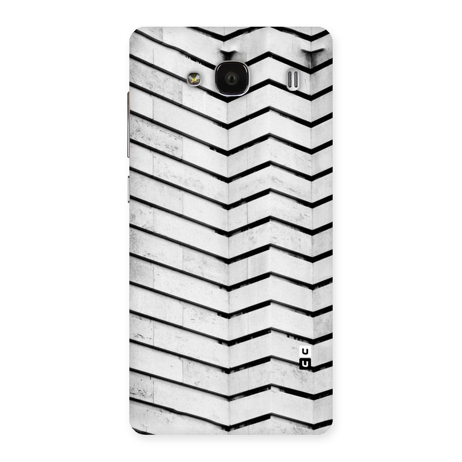Wall Zig Zag Back Case for Redmi 2 Prime