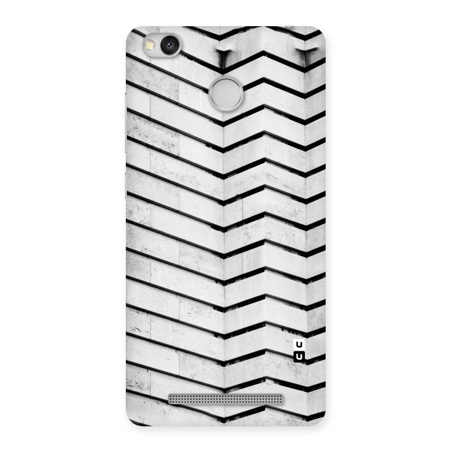 Wall Zig Zag Back Case for Redmi 3S Prime
