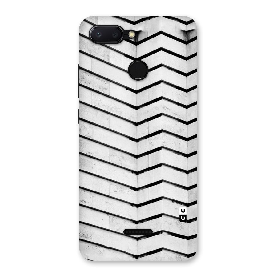 Wall Zig Zag Back Case for Redmi 6