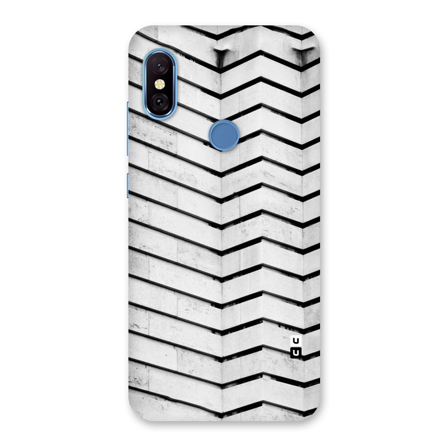 Wall Zig Zag Back Case for Redmi Note 6 Pro