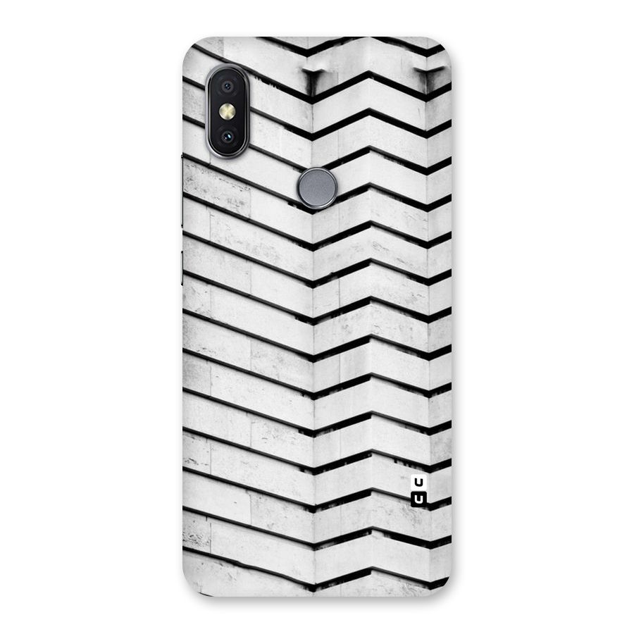 Wall Zig Zag Back Case for Redmi Y2