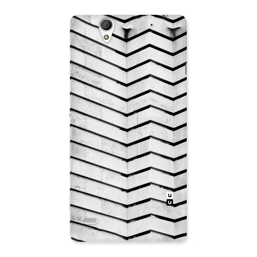 Wall Zig Zag Back Case for Sony Xperia C4