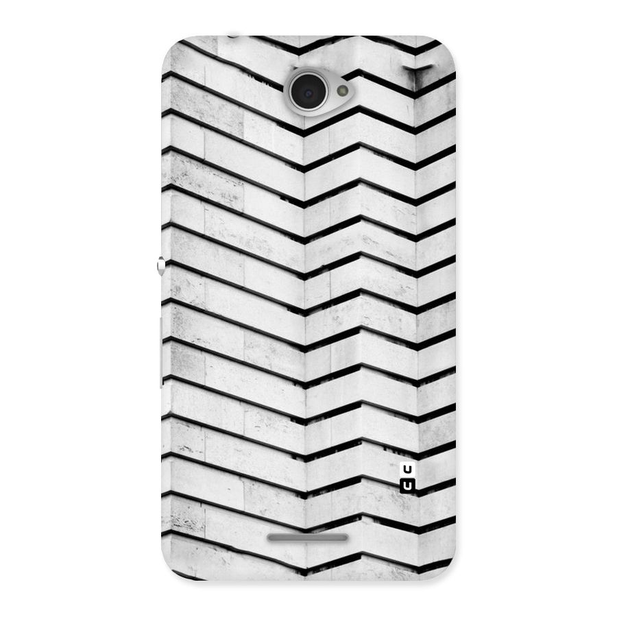 Wall Zig Zag Back Case for Sony Xperia E4