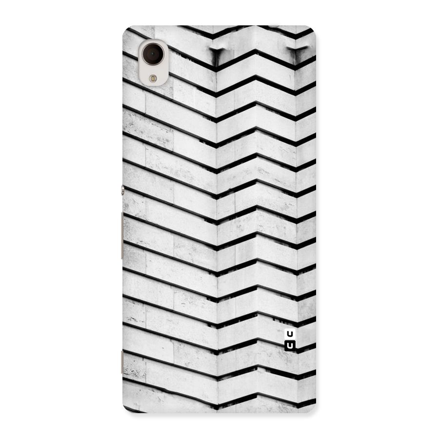 Wall Zig Zag Back Case for Sony Xperia M4