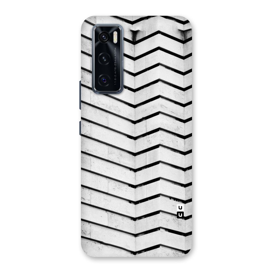 Wall Zig Zag Back Case for Vivo V20 SE