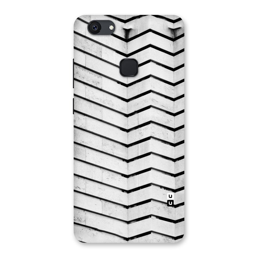 Wall Zig Zag Back Case for Vivo V7 Plus