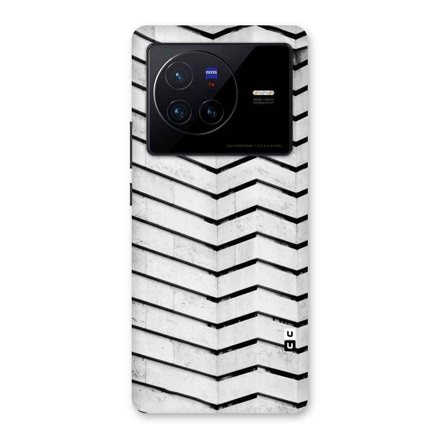 Wall Zig Zag Back Case for Vivo X80