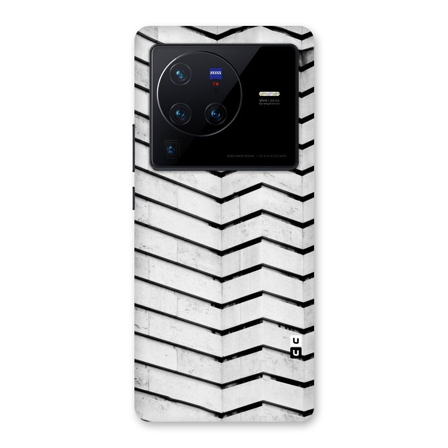 Wall Zig Zag Back Case for Vivo X80 Pro