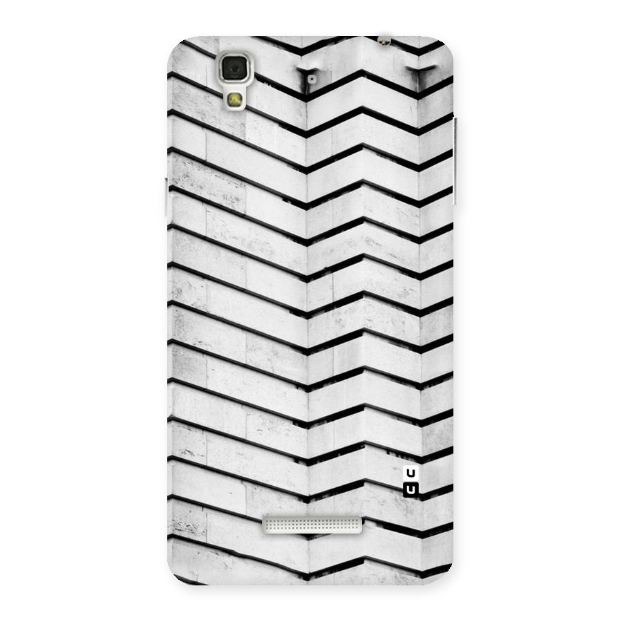 Wall Zig Zag Back Case for Yu Yureka