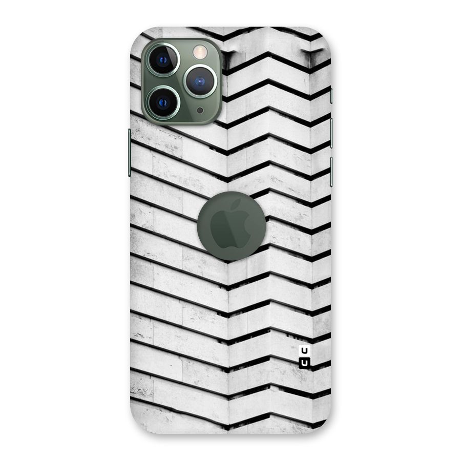 Wall Zig Zag Back Case for iPhone 11 Pro Logo  Cut