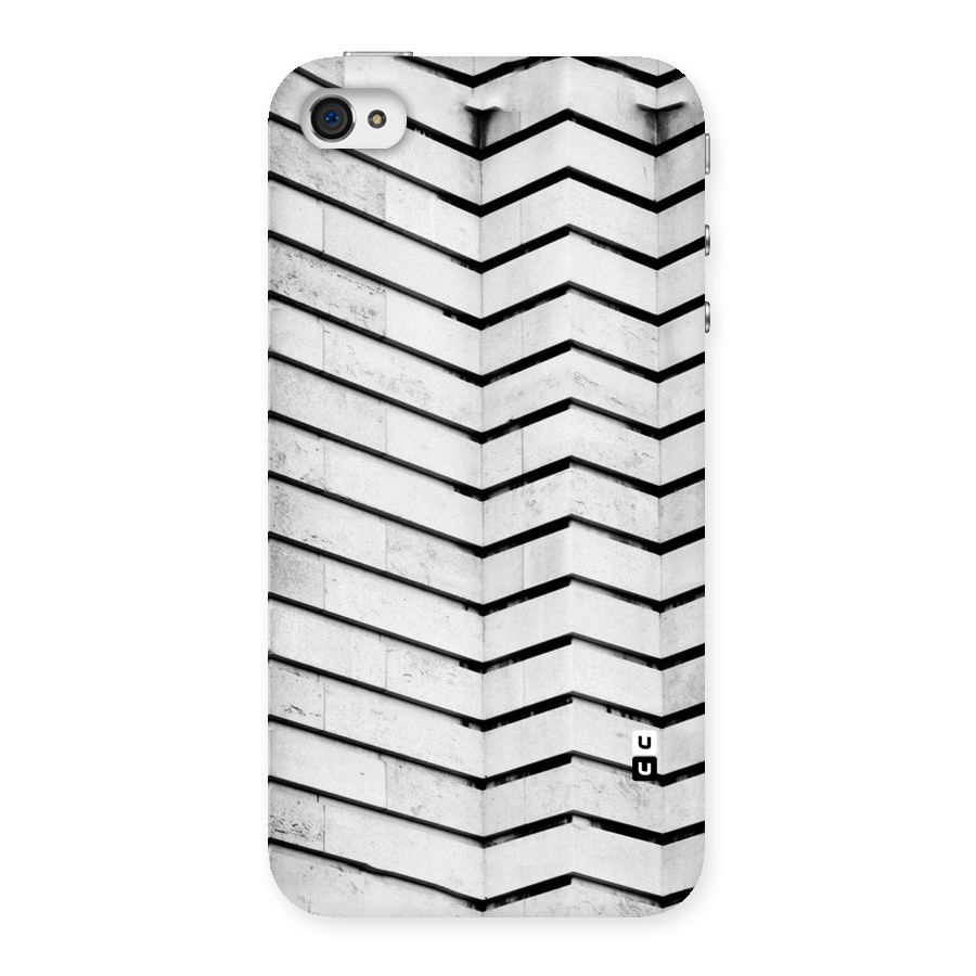 Wall Zig Zag Back Case for iPhone 4 4s