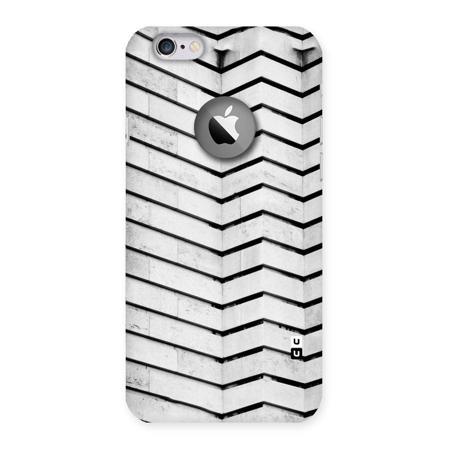 Wall Zig Zag Back Case for iPhone 6 Logo Cut