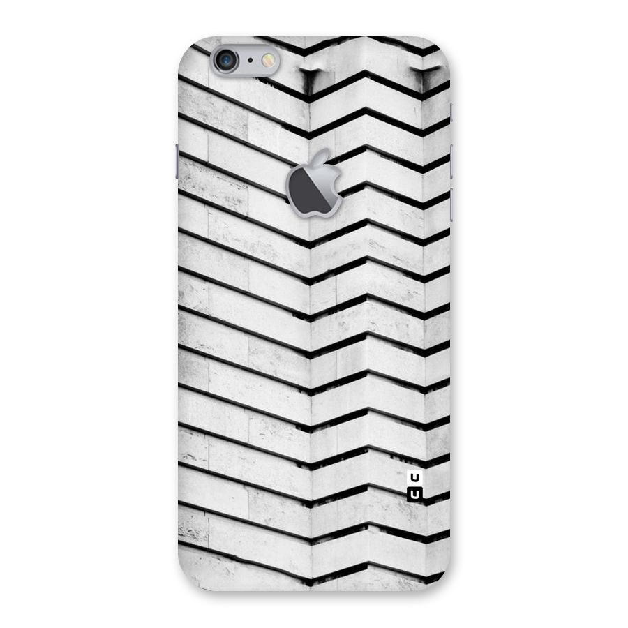 Wall Zig Zag Back Case for iPhone 6 Plus 6S Plus Logo Cut