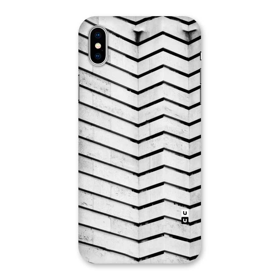 Wall Zig Zag Back Case for iPhone XS