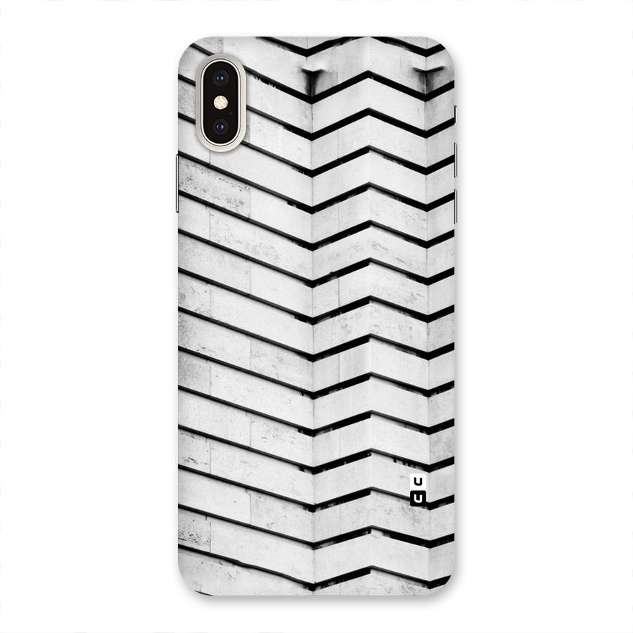 Wall Zig Zag Back Case for iPhone XS Max