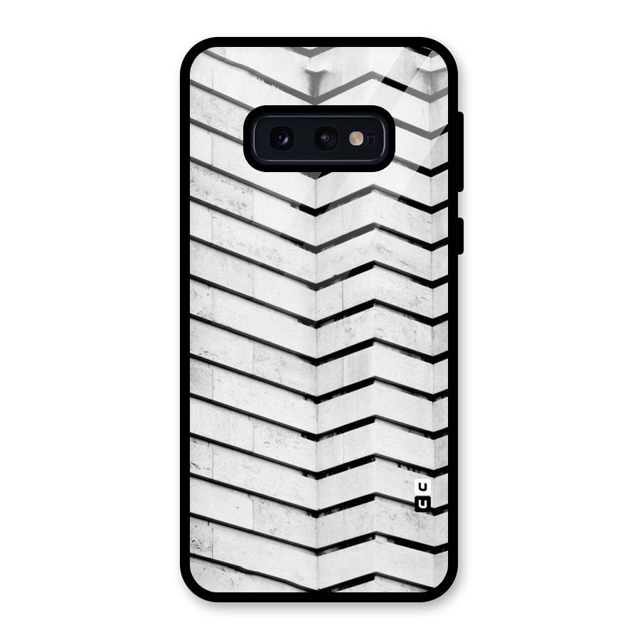 Wall Zig Zag Glass Back Case for Galaxy S10e