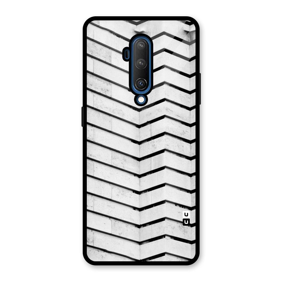 Wall Zig Zag Glass Back Case for OnePlus 7T Pro