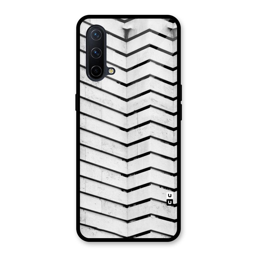 Wall Zig Zag Glass Back Case for OnePlus Nord CE 5G