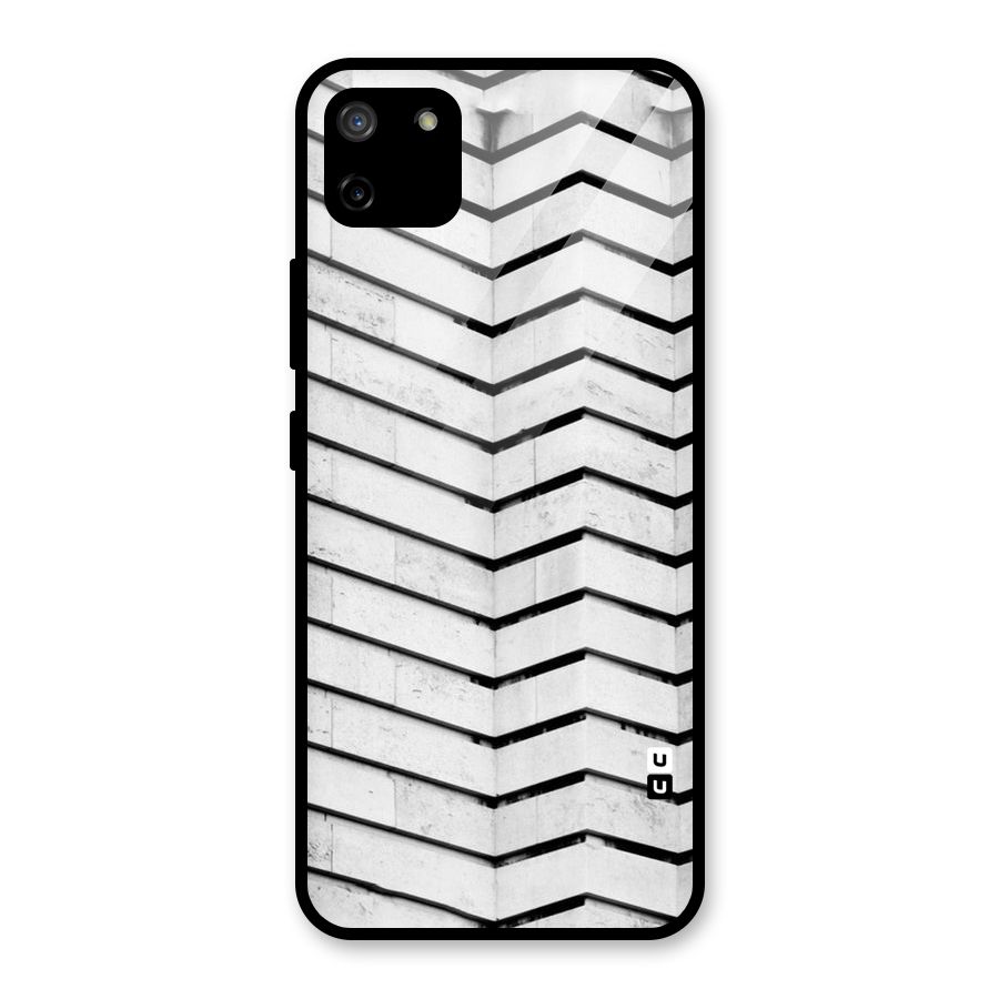 Wall Zig Zag Glass Back Case for Realme C11
