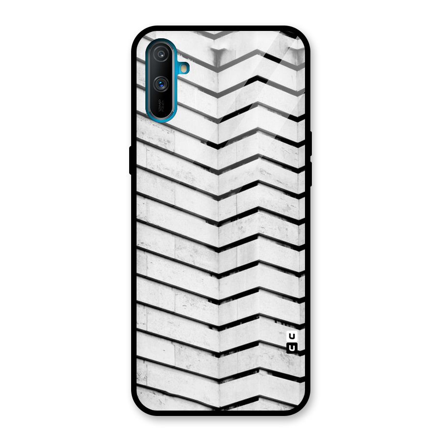 Wall Zig Zag Glass Back Case for Realme C3