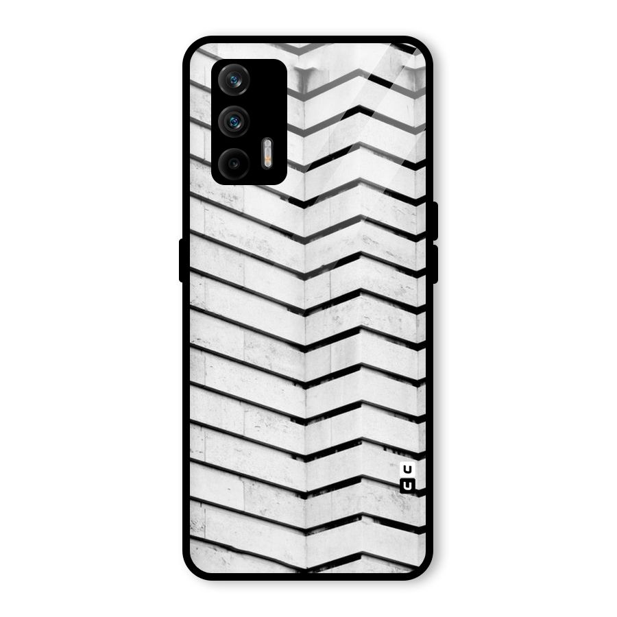 Wall Zig Zag Glass Back Case for Realme GT 5G