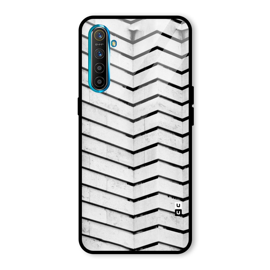 Wall Zig Zag Glass Back Case for Realme X2