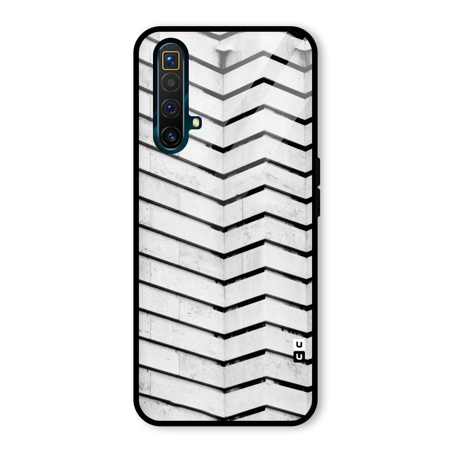 Wall Zig Zag Glass Back Case for Realme X3 SuperZoom