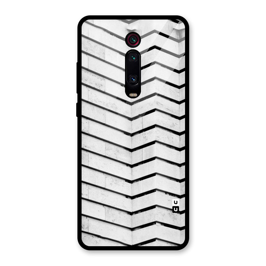Wall Zig Zag Glass Back Case for Redmi K20 Pro