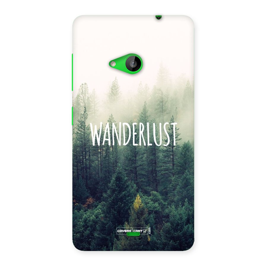 Wanderlust Back Case for Lumia 535